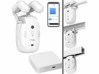 Luminea Home Control Universal-Vorhangmotoren, Vorhang Steuergeräte