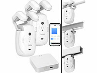 Luminea Home Control Universal-Vorhangmotor, Vorhang Steuergerät