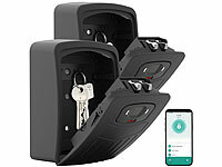 ; Mini-Schlüssel-Safe mit Bluetooth und App Mini-Schlüssel-Safe mit Bluetooth und App Mini-Schlüssel-Safe mit Bluetooth und App 
