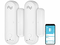 VisorTech WLAN Magnet-Schalter, Fenster-Tür-Alarme mit Sirene