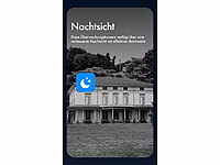 ; WLAN-IP-Überwachungskameras mit Nachtsicht, Hochauflösende Pan-Tilt-WLAN-Überwachungskameras mit SolarpanelWLAN-IP-Nachtsicht-Überwachungskameras & Babyphones 