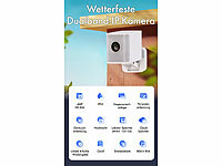 ; WLAN-IP-Überwachungskameras mit Nachtsicht, Hochauflösende Pan-Tilt-WLAN-Überwachungskameras mit SolarpanelWLAN-IP-Nachtsicht-Überwachungskameras & Babyphones 