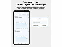 ; WLAN-Temperatur- & Luftfeuchtigkeits-Sensoren mit App-Auswertungen WLAN-Temperatur- & Luftfeuchtigkeits-Sensoren mit App-Auswertungen WLAN-Temperatur- & Luftfeuchtigkeits-Sensoren mit App-Auswertungen 