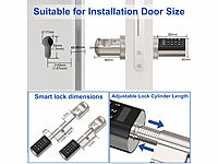 ; Tür-Schließzylinder mit Apps, Transponder-Schlüsseln & Zahlen-Codes Tür-Schließzylinder mit Apps, Transponder-Schlüsseln & Zahlen-Codes Tür-Schließzylinder mit Apps, Transponder-Schlüsseln & Zahlen-Codes 