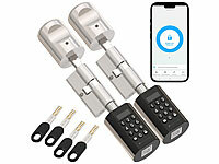 VisorTech Türschloss mit Schlüssel, Türschloss Zylinder mit Knauf