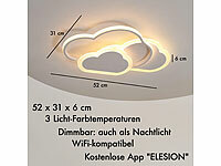 ; WLAN-LED-Deckenleuchte CCT WLAN-LED-Deckenleuchte CCT WLAN-LED-Deckenleuchte CCT 