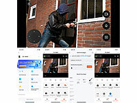 ; telecamere di sorveglianza IP Wi-Fi con visione notturna, Hochauflösende Pan-Tilt-WLAN-Überwachungskameras mit Solarpanel telecamere di sorveglianza IP Wi-Fi con visione notturna, Hochauflösende Pan-Tilt-WLAN-Überwachungskameras mit Solarpanel