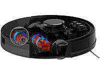 ; Akku-Zyklon-Hand- & Boden-Staubsauger, 2in1-Staubsaug- & Bodenwisch-Roboter mit UV-Licht 