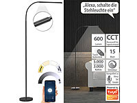 ; WLAN-LED-Steh-/Eck-Leuchten mit App 