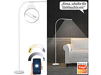 Luminea Home Control Smarte Stehlampe, Lampe LED