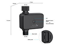 ; Bewässerungscomputer mit Multi-Schlauch-Anschlüssen 