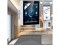 revolt Thermostat Fußboden, Funkthermostat Fußbodenheizung