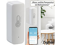 Luminea Home Control ZigBee Thermometer, Hygrometer ZigBee