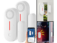 VisorTech Alarmanlage Türkontakt, Türkontakt Alarm, WLAN Türsensor