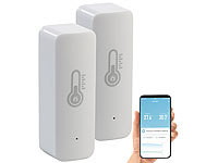 ; WLAN-Temperatur- & Luftfeuchtigkeits-Sensoren mit App-Auswertungen WLAN-Temperatur- & Luftfeuchtigkeits-Sensoren mit App-Auswertungen WLAN-Temperatur- & Luftfeuchtigkeits-Sensoren mit App-Auswertungen 