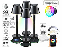 ; LED-Akku-Tischlampen mit PIR-Sensor 