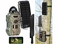 VisorTech 4G-Solar-Wildkamera, 4G/LTE-Solar-Wildkamera
