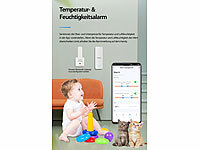 ; WLAN-Temperatur- & Luftfeuchtigkeits-Sensoren mit App-Auswertungen WLAN-Temperatur- & Luftfeuchtigkeits-Sensoren mit App-Auswertungen WLAN-Temperatur- & Luftfeuchtigkeits-Sensoren mit App-Auswertungen 