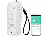Luminea Home Control Temperatursensor, WLAN Außentemperatur
