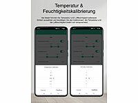; WLAN-Temperatur- & Luftfeuchtigkeits-Sensoren mit App-Auswertungen WLAN-Temperatur- & Luftfeuchtigkeits-Sensoren mit App-Auswertungen WLAN-Temperatur- & Luftfeuchtigkeits-Sensoren mit App-Auswertungen 