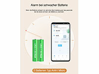 ; WLAN-Temperatur- & Luftfeuchtigkeits-Sensoren mit App-Auswertungen WLAN-Temperatur- & Luftfeuchtigkeits-Sensoren mit App-Auswertungen WLAN-Temperatur- & Luftfeuchtigkeits-Sensoren mit App-Auswertungen 