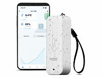 Luminea Home Control Thermohygrometer, Thermometer für Außenbereich