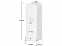 ; WLAN-Temperatur- & Luftfeuchtigkeits-Sensoren mit App-Auswertungen WLAN-Temperatur- & Luftfeuchtigkeits-Sensoren mit App-Auswertungen WLAN-Temperatur- & Luftfeuchtigkeits-Sensoren mit App-Auswertungen 