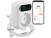 revolt WLAN-Thermostat Alexa, Smart-Thermostat Steckdose