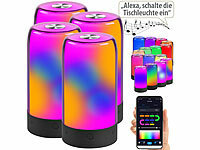 Luminea Home Control Disco-Lichteffekt, Nachttischlampen Touch