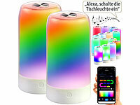 Luminea Home Control LED-Schreibtisch-Lampe