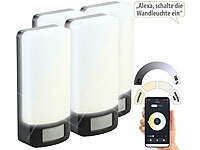 Luminea Home Control Smarte WLAN-Außenleuchte