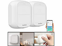 Luminea Home Control Funktaster, Smart Lichtschalter, Smarthome Taster