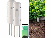 Luminea Home Control Feuchtesensor, Feuchtigkeitssensor Erde