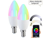 Luminea Home Control ZigBee LEDs RGBW, LED Lampen E14 dimmbar