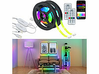 Luminea Home Control LED Strips, LED Bänder, LED-Stripe RGB