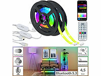 ; USB-WLAN-LED-Streifen-Set in RGB mit Sprach- & Soundsteuerung USB-WLAN-LED-Streifen-Set in RGB mit Sprach- & Soundsteuerung USB-WLAN-LED-Streifen-Set in RGB mit Sprach- & Soundsteuerung USB-WLAN-LED-Streifen-Set in RGB mit Sprach- & Soundsteuerung 
