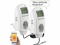 revolt WLAN-Thermostate Alexa, Alexa Thermostat-Steckdose