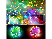 ; USB-WLAN-LED-Streifen-Set in RGB mit Sprach- & Soundsteuerung 