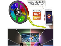 ; RGB-LED-Lichterdrähte mit WLAN, App- und Sprach-Steuerung 