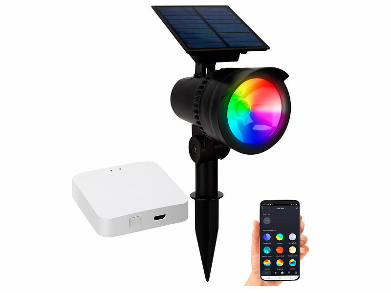 ; LED-Solar-Außenlampen mit PIR-Sensoren (neutralweiß) 