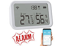 ; WLAN-Temperatur- & Luftfeuchtigkeits-Sensoren mit App-Auswertungen 