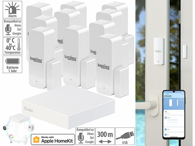 ; Apple Home-Kit Tür- & Fenster-Alarme 