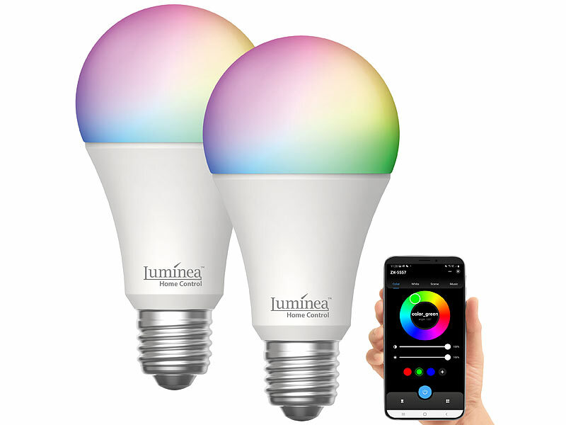 ; WLAN-LED-Lampen E27 RGBW WLAN-LED-Lampen E27 RGBW WLAN-LED-Lampen E27 RGBW 