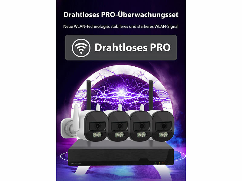 ; Netzwerk-Überwachungssysteme mit HDD-Recorder & IP-Kameras, Akkubetriebene IP-Full-HD-Überwachungskameras mit Apps Netzwerk-Überwachungssysteme mit HDD-Recorder & IP-Kameras, Akkubetriebene IP-Full-HD-Überwachungskameras mit Apps Netzwerk-Überwachungssysteme mit HDD-Recorder & IP-Kameras, Akkubetriebene IP-Full-HD-Überwachungskameras mit Apps 