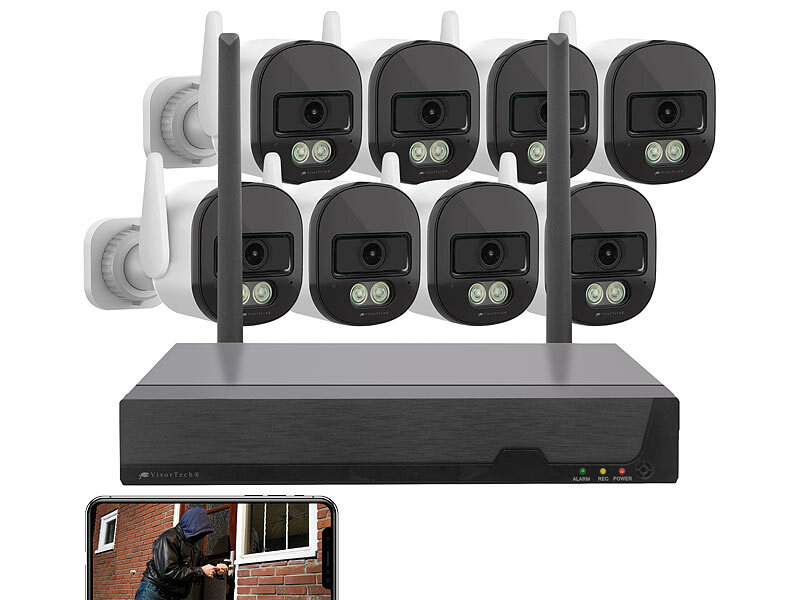 ; Netzwerk-Überwachungssysteme mit HDD-Recorder & IP-Kameras, Akkubetriebene IP-Full-HD-Überwachungskameras mit Apps Netzwerk-Überwachungssysteme mit HDD-Recorder & IP-Kameras, Akkubetriebene IP-Full-HD-Überwachungskameras mit Apps Netzwerk-Überwachungssysteme mit HDD-Recorder & IP-Kameras, Akkubetriebene IP-Full-HD-Überwachungskameras mit Apps 