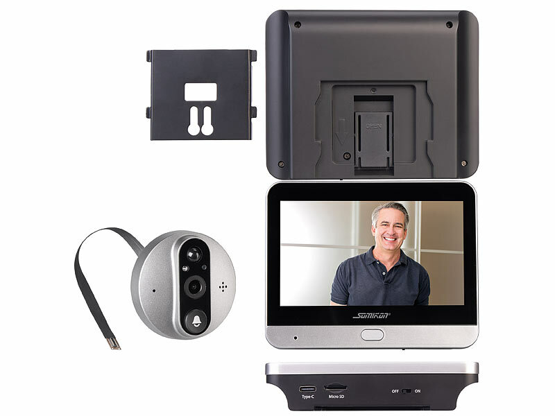 ; Video-Türsprechanlagen, WLAN-Video-Türklingeln mit App-Kontrolle und Nachtsicht Video-Türsprechanlagen, WLAN-Video-Türklingeln mit App-Kontrolle und Nachtsicht Video-Türsprechanlagen, WLAN-Video-Türklingeln mit App-Kontrolle und Nachtsicht 