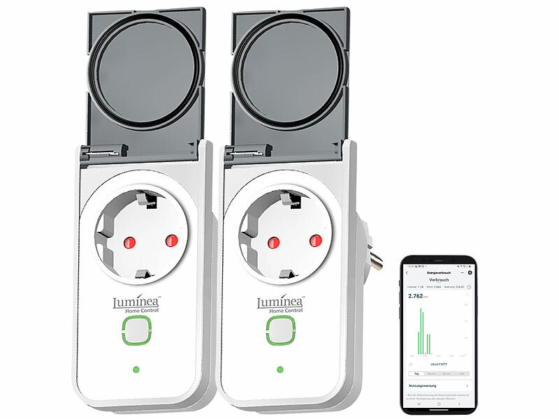 ; WLAN-Steckdosen mit Stromkosten-Messfunktion WLAN-Steckdosen mit Stromkosten-Messfunktion WLAN-Steckdosen mit Stromkosten-Messfunktion 
