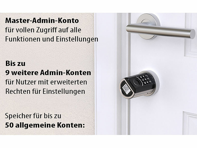 ; Tür-Schließzylinder mit Apps, Transponder-Schlüsseln & Zahlen-Codes Tür-Schließzylinder mit Apps, Transponder-Schlüsseln & Zahlen-Codes Tür-Schließzylinder mit Apps, Transponder-Schlüsseln & Zahlen-Codes 