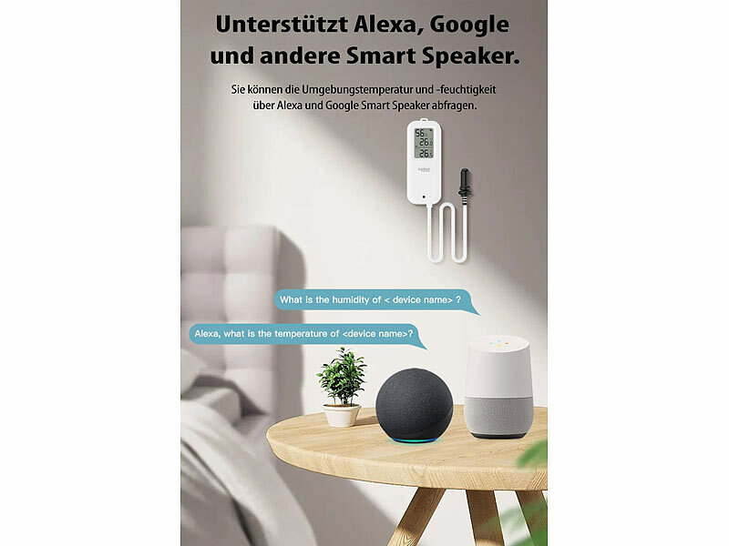 ; WLAN-Temperatur- & Luftfeuchtigkeits-Sensoren mit App-Auswertungen WLAN-Temperatur- & Luftfeuchtigkeits-Sensoren mit App-Auswertungen WLAN-Temperatur- & Luftfeuchtigkeits-Sensoren mit App-Auswertungen 