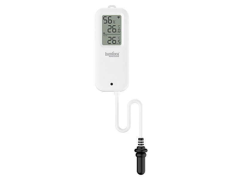 ; WLAN-Temperatur- & Luftfeuchtigkeits-Sensoren mit App-Auswertungen 